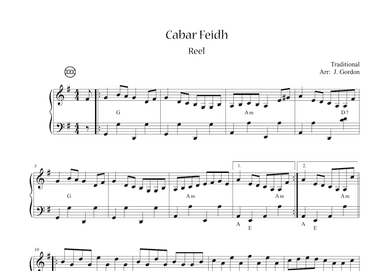 Cabar Feidh (arr. Julia Gordon)