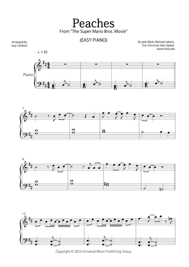 Peaches (arr. Iury Cardoso)