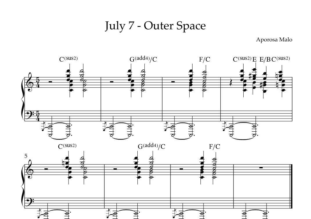 July 7 - Outer Space