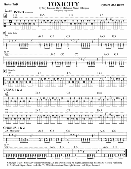 Toxicity (arr. Jorge Juárez)