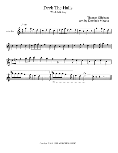 Deck The Halls (arr. Dominic Meccia)