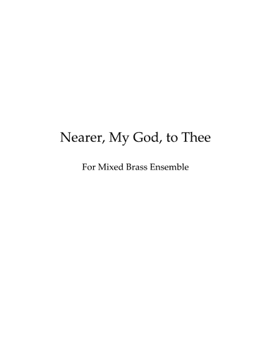 Nearer, My God to Thee