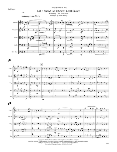 Let It Snow! Let It Snow! Let It Snow! (arr. John Hoesly)