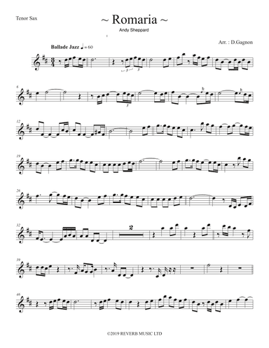 Romaria (arr. D. Gagnon)