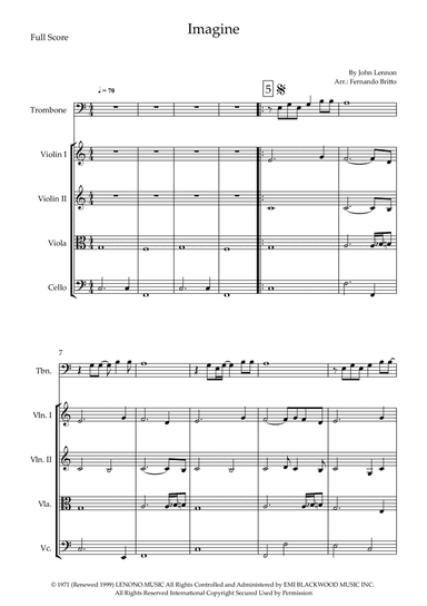 Imagine (arr. Fernando Britto)