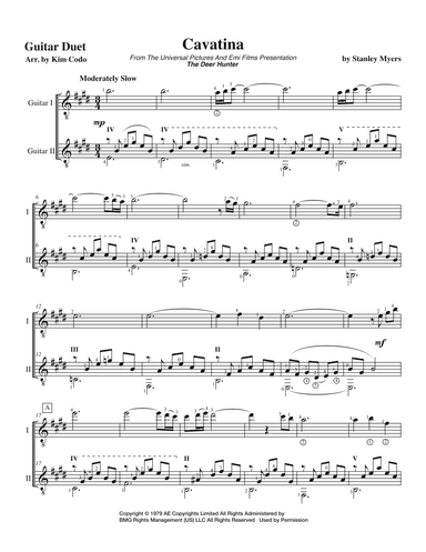 Cavatina (arr. Kim Codo)