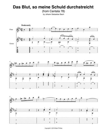 Das Blut, so meine Schuld durchstreicht (Excerpt) (arr. Mark Phillips)