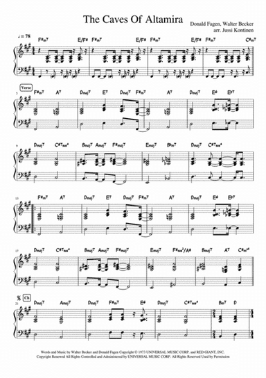 The Caves Of Altamira (arr. Jussi Kontinen)