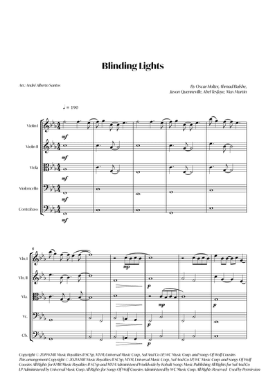 Blinding Lights (arr. André Alberto Santos)