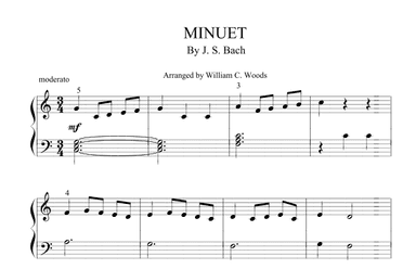 Minuet (arr. William C. Woods)