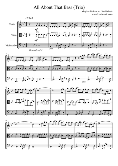 All About That Bass (arr. KoaliMusic)