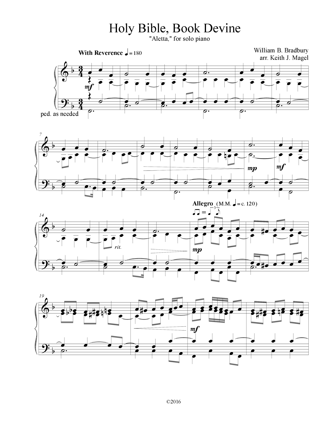 Holy Bible, Book Devine (arr. Keith James)
