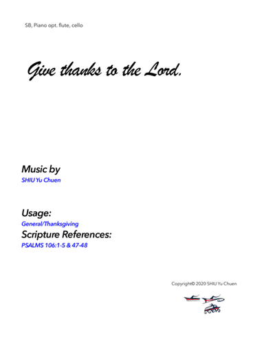 Give thanks to the Lord