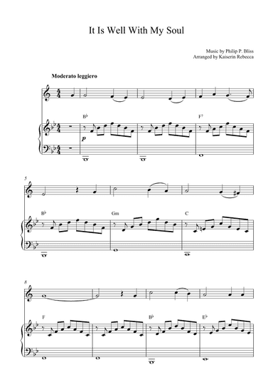 It Is Well With My Soul (arr. Kaiserin Rebecca)