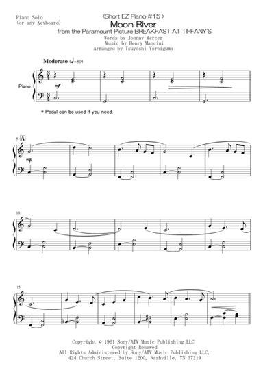 Moon River (arr. Tsuyoshi Yoroiguma)