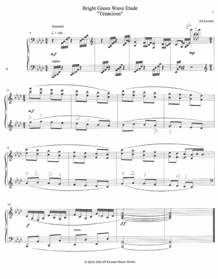 Wave Etude "Tenacious"