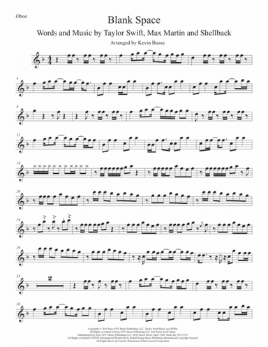 Blank Space (arr. Kevin Busse)