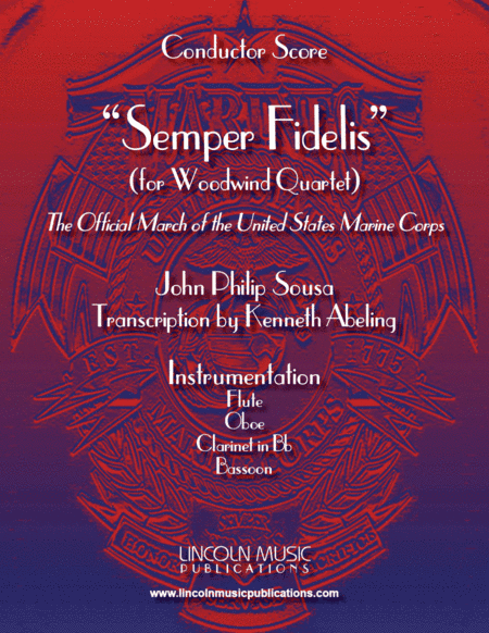 March - Semper Fidelis (for Woodwind Quartet) (arr. Kenneth Abeling)