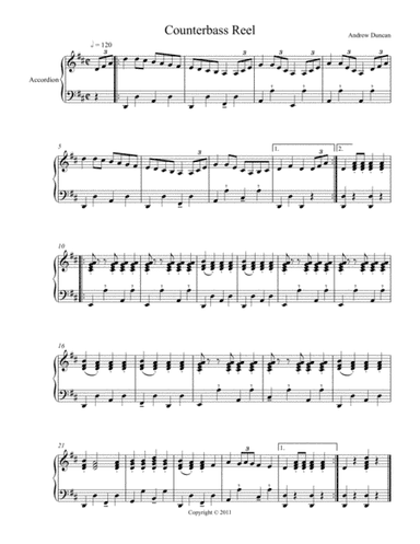 Counterbass Reel - Accordion Solo