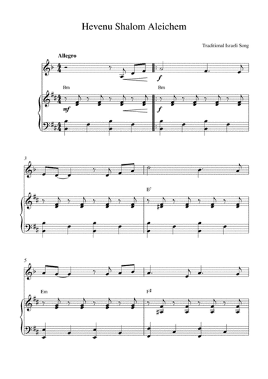 Hevenu Shalom Aleichem (arr. Kaiserin Rebecca)