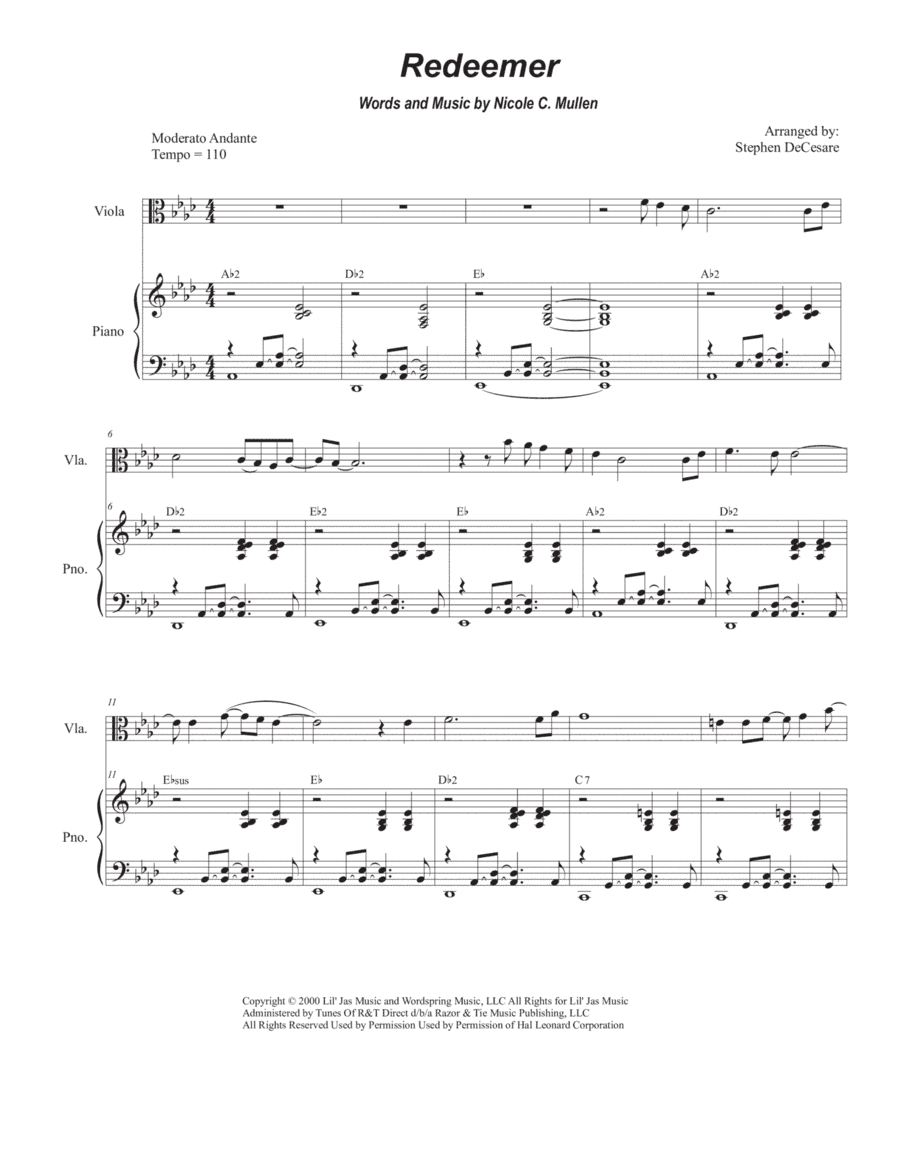 Redeemer (arr. Stephen DeCesare)
