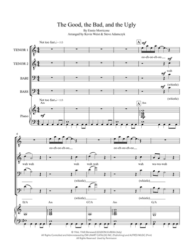 The Good, The Bad And The Ugly (main Title) (arr. Kevin Weist & Steve Adamczyk)