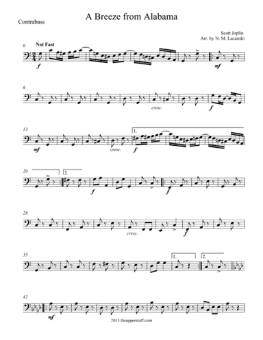 A Breeze from Alabama (arr. Nick Lacanski)