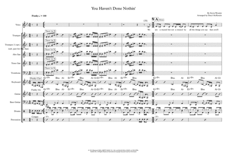 You Haven't Done Nothin' (arr. Daryl McKenzie)