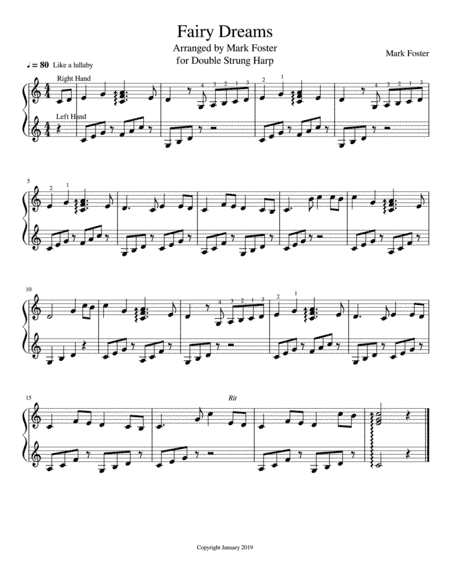 Fairy Dreams - Double Strung Harp