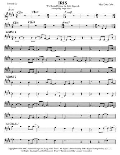 Iris (arr. Jorge Juárez)
