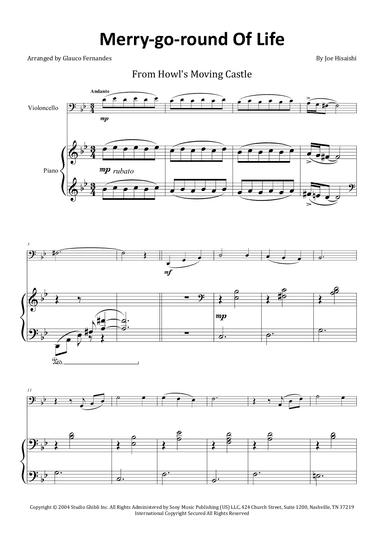Merry-go-round Of Life (arr. Glauco Fernandes)