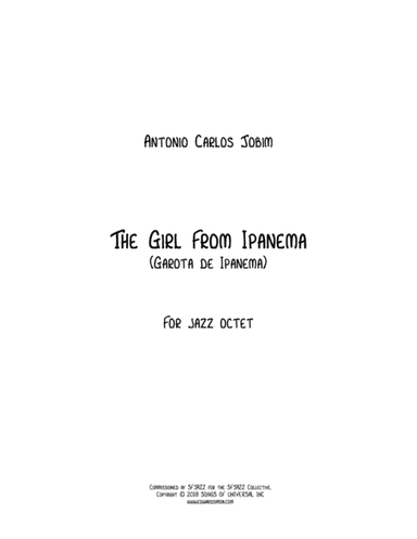 The Girl From Ipanema (garôta De Ipanema) (arr. Edward Simon)