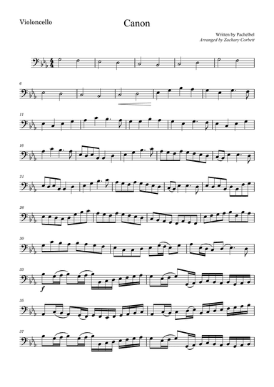 Canon (arr. Zachary Corbett)