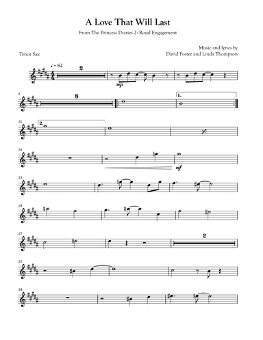 A Love That Will Last (arr. David Lartey)