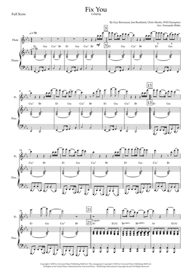 Fix You (arr. Fernando Britto)