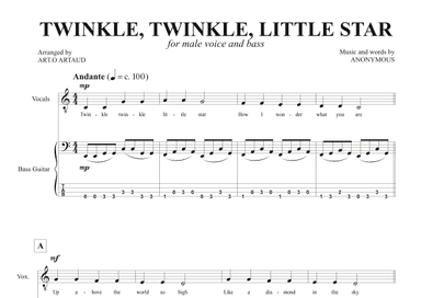 Twinkle Twinkle Little Star (arr. Art.o Artaud)