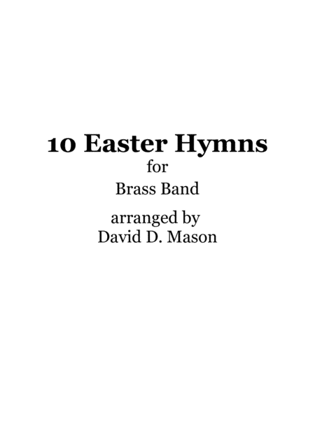 10 Easter Hymns for Brass Band (arr. David D. Mason)