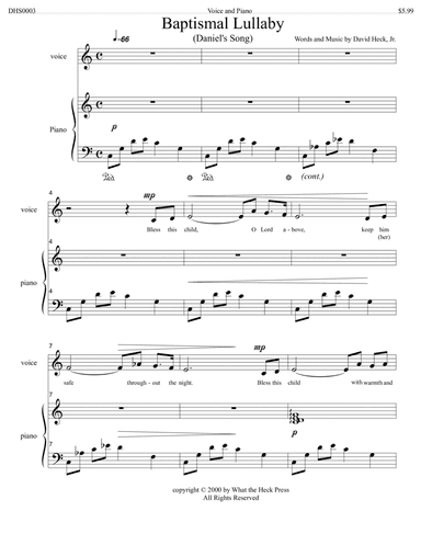Baptismal Lullaby