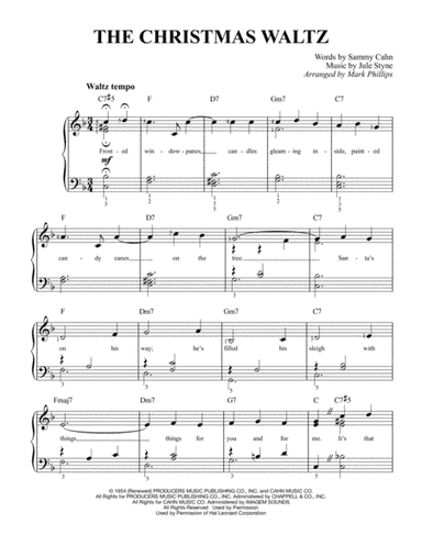 The Christmas Waltz (arr. Mark Phillips)