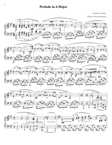 Prelude in A Major