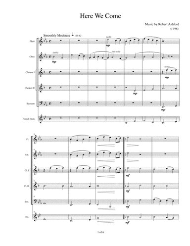 Here We Come (Woodwind Sextet)
