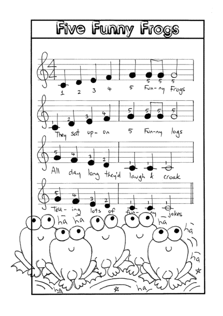Five Funny Frogs