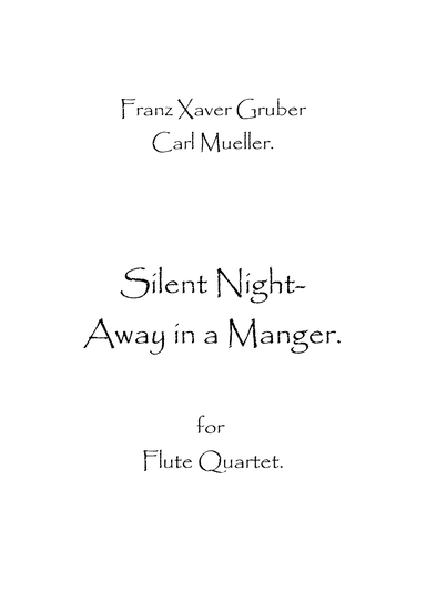 Silent Night-Away in a Manger (arr. Spencer Bundy)