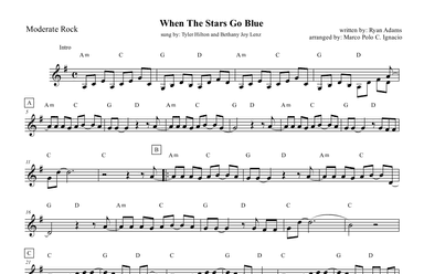 When The Stars Go Blue (arr. Marco Polo C. Ignacio)