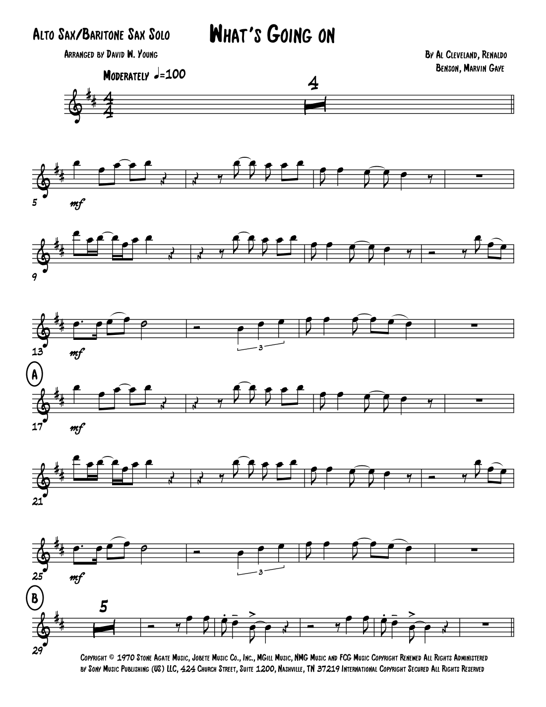 What's Going On (arr. David W. Young)
