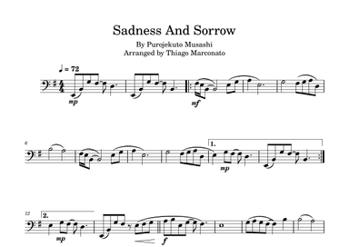 Sadness And Sorrow (arr. Thiago Marconato)