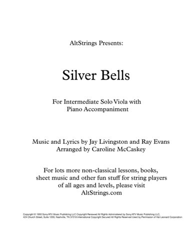 Silver Bells (arr. Caroline McCaskey)
