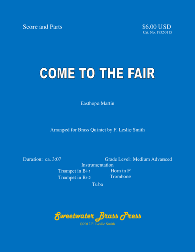 Come to the Fair (arr. F. Leslie Smith)