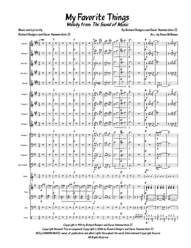 My Favorite Things (arr. Devon Williams)