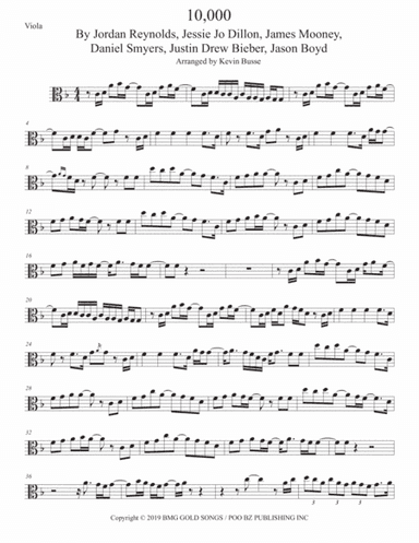 10,000 Hours (arr. Kevin Busse)